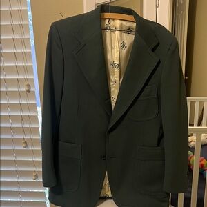Vintage Levi's Dark Green Sport Coat